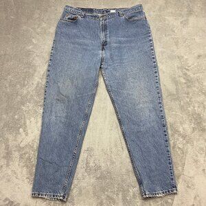 Vintage Levi 522 Tapered Fit Leg Blue Jeans Womens Plus Size 20 Med Made in USA